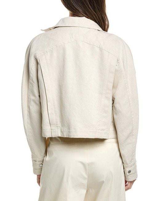 Boss Natural Jamoura Linen-Blend Jacket
