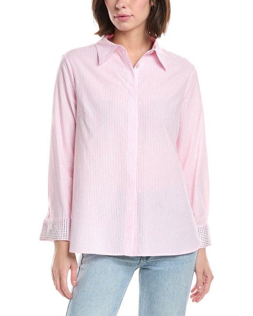 Lemon Grass White Mirror Embellished Blouse