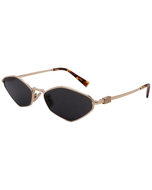 Miu Miu Metallic Mu 56Zs 56Mm Sunglasses for men