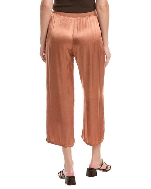 Michael Stars Orange Sacha Cropped Pant