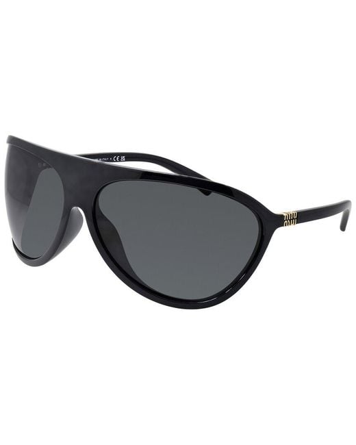 Miu Miu Black 75Mm Sunglasses