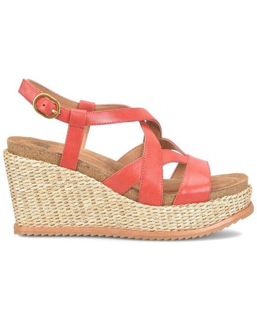 Söfft Pink Devyn Leather Sandal