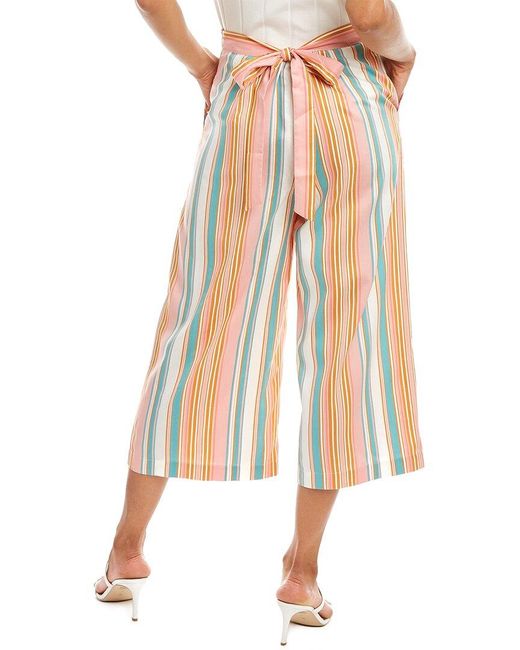 Ted Baker Orange Candy Stripe Trousers