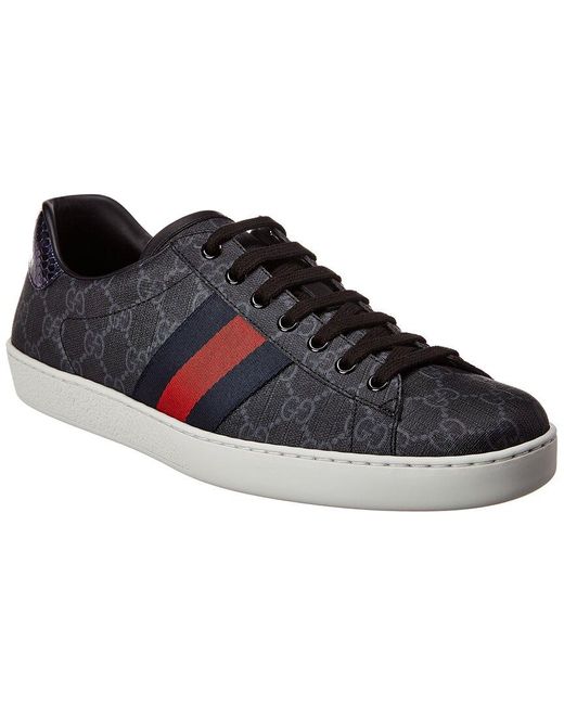 Gucci Ace GG Supreme Canvas \u0026 Leather 