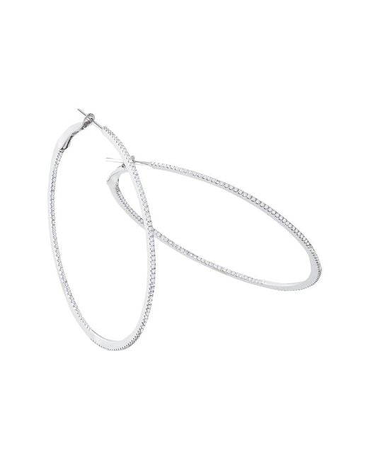 Sabrina Designs Multicolor 14k 0.70 Ct. Tw. Diamond Inside Out Hoops