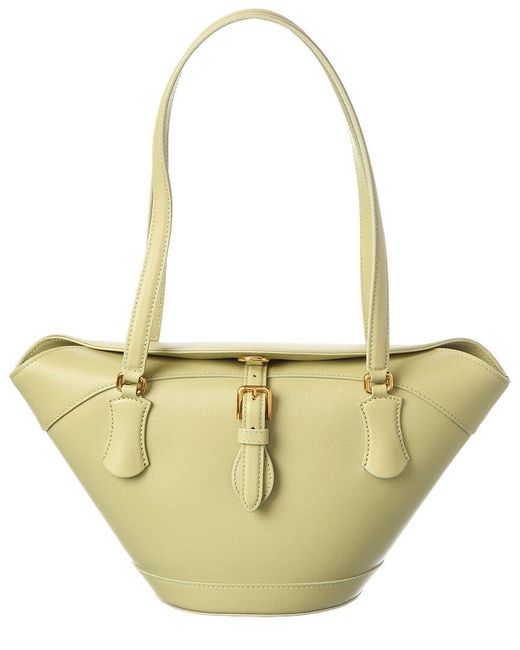 Dolce & Gabbana Metallic Capri Leather Shoulder Bag