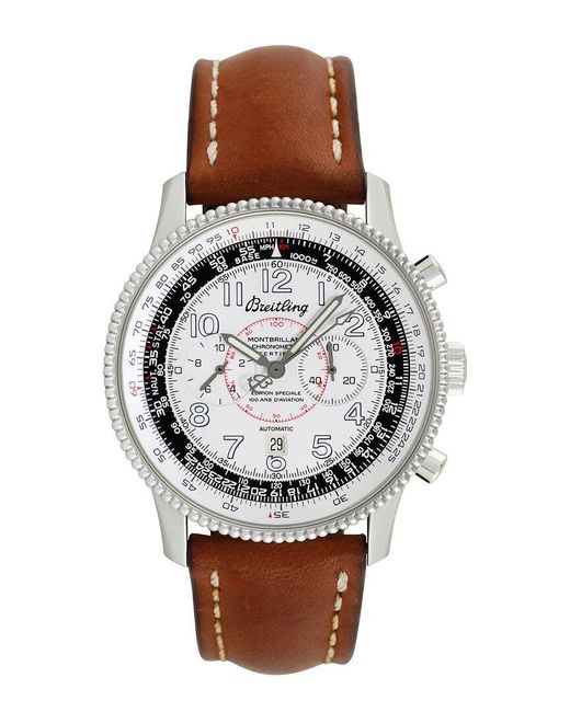 Breitling Gray Montbrilliant 1903 Special Edition Watch, Circa 2000S (Authentic Pre-Owned) for men