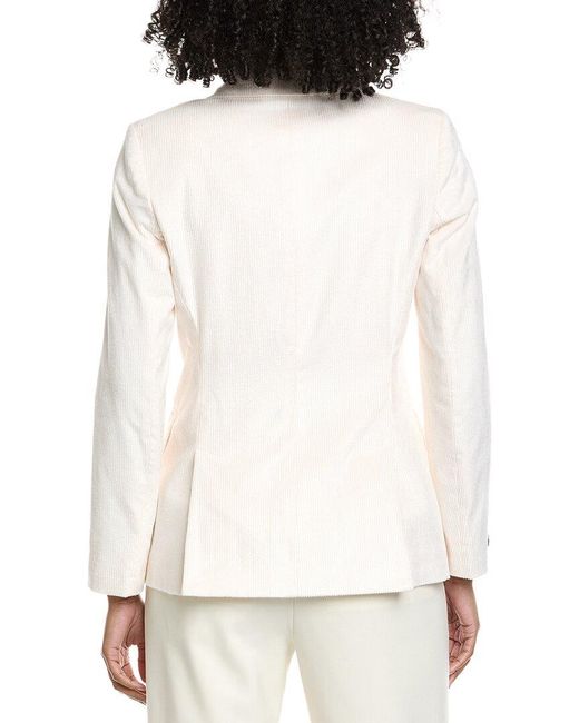 Peserico White Corduroy Jacket
