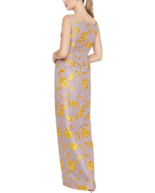 Kay Unger Metallic Indiana Column Gown