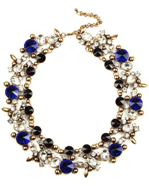 Eye Candy LA Blue The Luxe Collection Resin Clementine Necklace