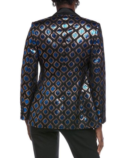 Etro Black Printed Blazer
