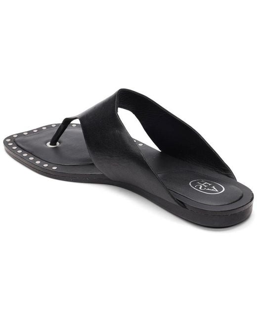 Ash Black Genius Slip-on Flat Sandals