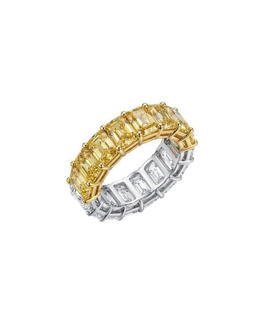 Lab Grown Diamonds White 14K 10.00 Ct. Tw. Lab-Grown Diamond Eternity Band