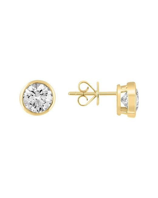 Effy Fine Jewelry White 14K 2.45 Ct. Tw. Lab-Grown Diamond Earrings