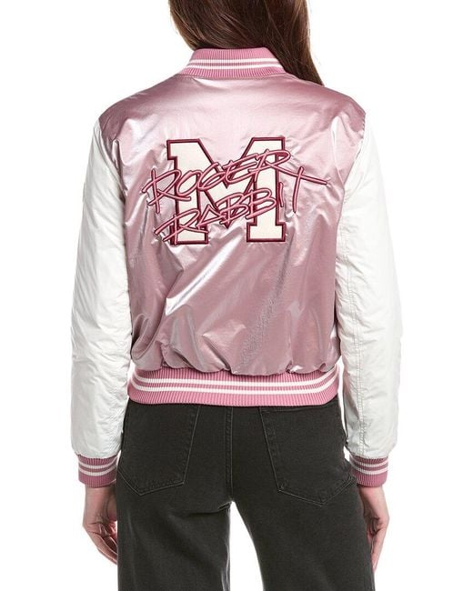 Moncler Red Dareb Reversible Bomber Jacket