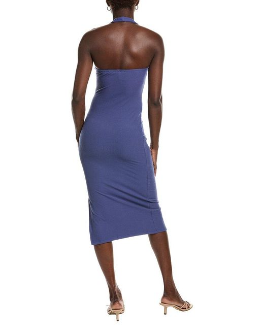 Marion Blue Open Back Bodycon Dress
