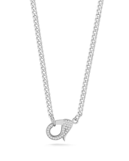 Chloe and Madison White Cz Choker Necklace