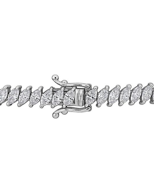Created Forever White 18K 6.62 Ct. Tw. Lab-Grown Diamond Tennis Bracelet