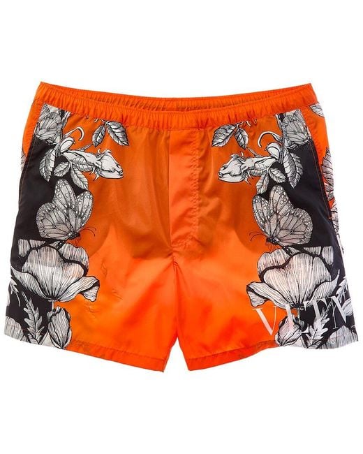 Valentino Orange Swimshort for men