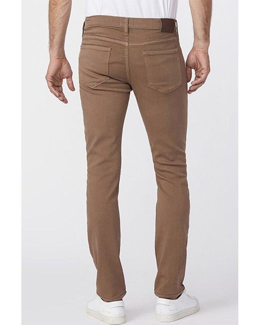 PAIGE Brown Lennox Straight Jean for men