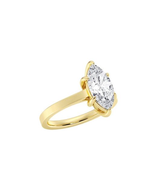 Lab Grown Diamonds Metallic 14K 2.00 Ct. Tw. Lab-Grown Diamond Solitaire Engagement Ring