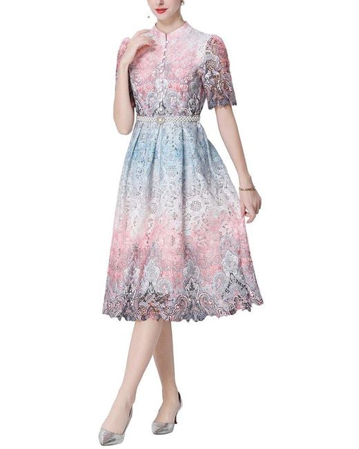 Kaimilan Pink Midi Dress