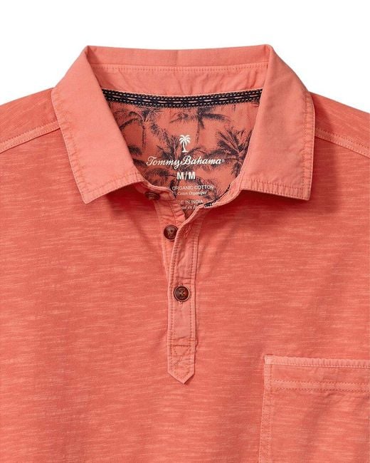 Tommy Bahama Orange Condesa Canyon Polo Shirt for men