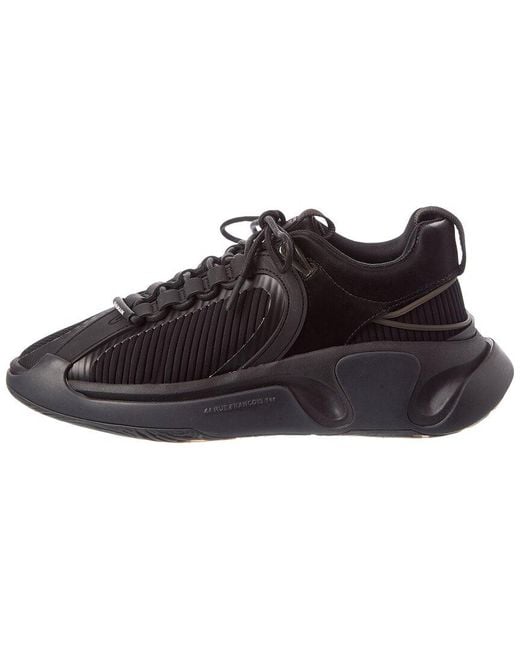Balmain Black Runner Mesh Sneaker for men