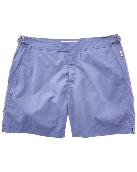 Orlebar Brown Blue Bulldog Solid Swim Short for men