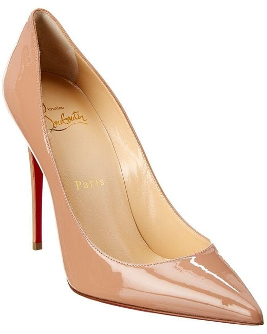 Christian Louboutin Natural Kate 100 Patent Pump