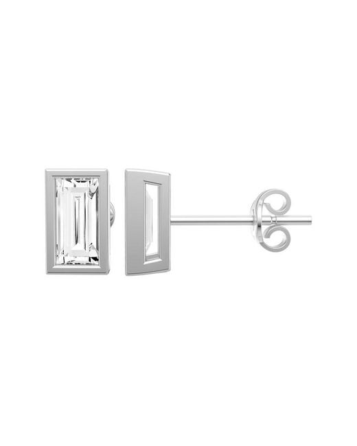 Lab Grown Diamonds Metallic 14K 0.25 Ct. Tw. Lab-Grown Diamond Earrings