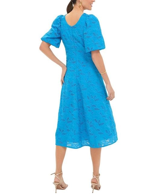 Hyacinth House Blue Ainsley Midi Dress