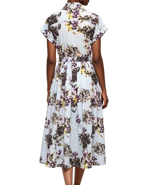 Linda Charm White Shirt Dress