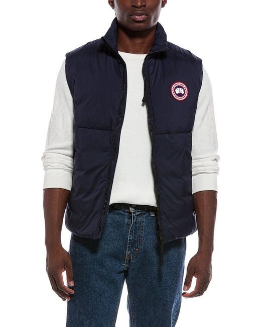 Canada Goose Blue Lodge Down Vest for men