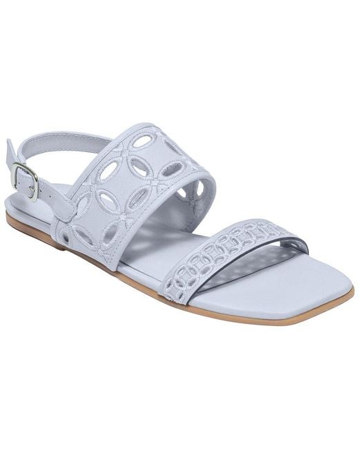 Bernardo White Orla Flat Sandal