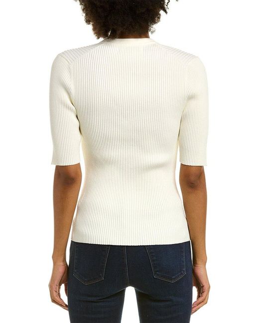 Michael Stars White Jeanny Top