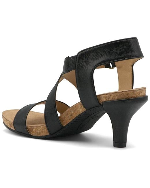 Adrienne Vittadini Black Sakura Sandal
