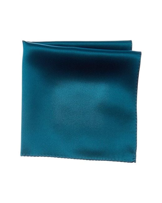 Dolce & Gabbana Blue Silk Pocket Square for men