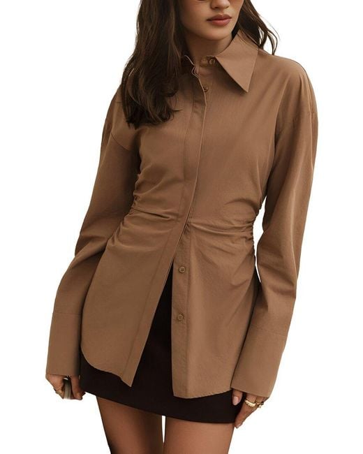 CHARLOTTE GREEN Brown Shirt