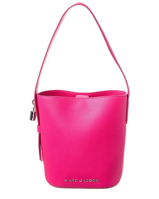 Marc Jacobs Pink Leather Bucket Bag