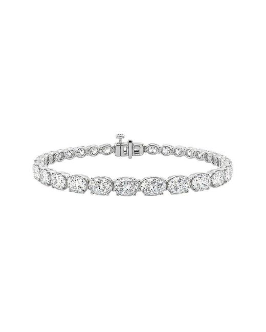 Lab Grown Diamonds White 14K 5.00 Ct. Tw. Lab-Grown Diamond Fashion Bracelet