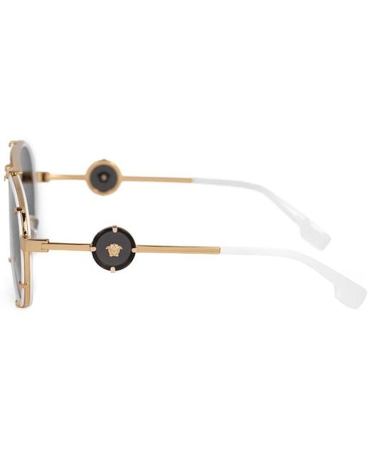Versace White Ve2232 61mm Sunglasses
