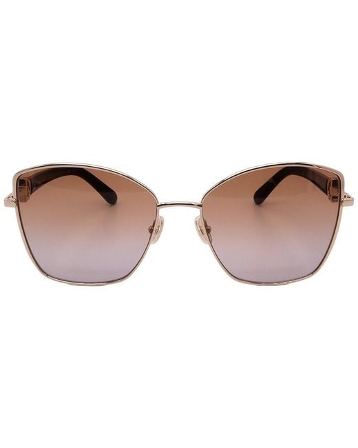 Ferragamo Natural Sf312Sr 60Mm Sunglasses
