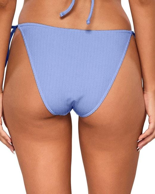 Sunsets Blue Taryn Tie Side Bottom