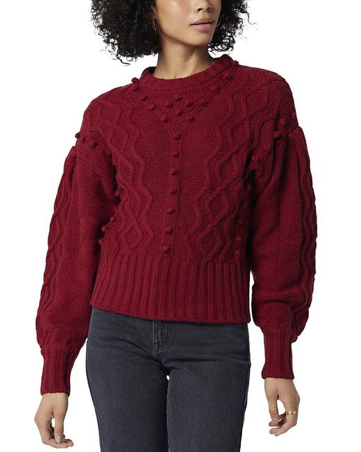 Joie Red Astrid Wool Sweater