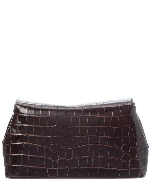 Totême Black ! T-lock Leather Shoulder Bag