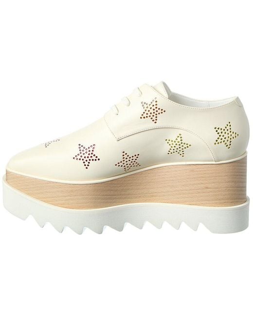 Stella McCartney White Elyse Platform Sneaker