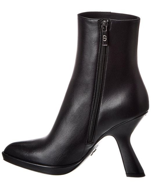 Dior Black D-Fiction Leather Boot