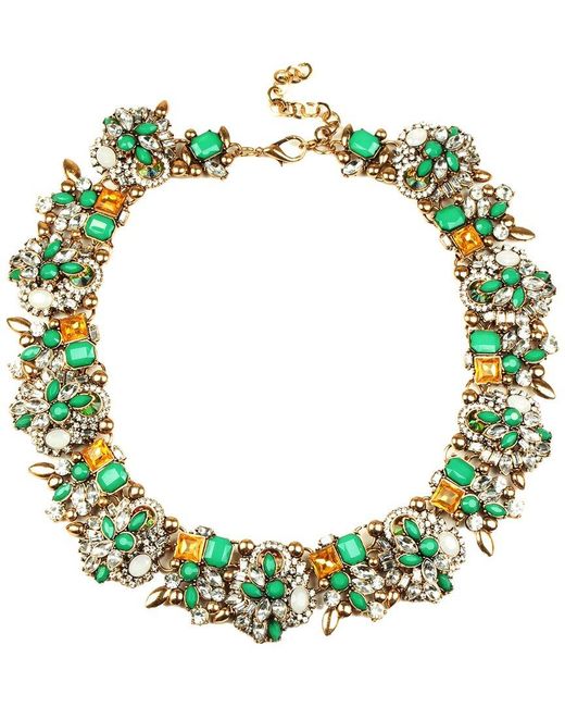 Eye Candy LA Green Ivy Necklace