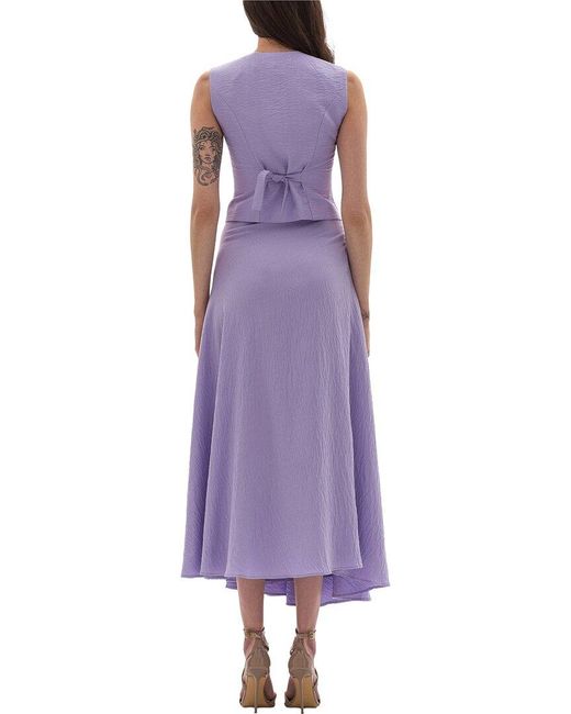 BGL Purple Vest & Skirt Set